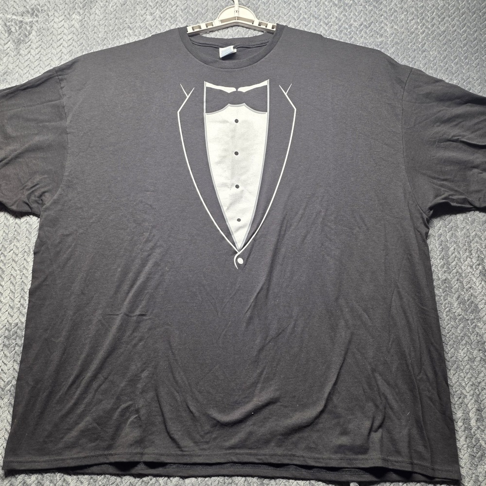 Tuxedo T-Shirt Men's 5XL Black Funny Formal‎ Costume Party Prom Shirt
